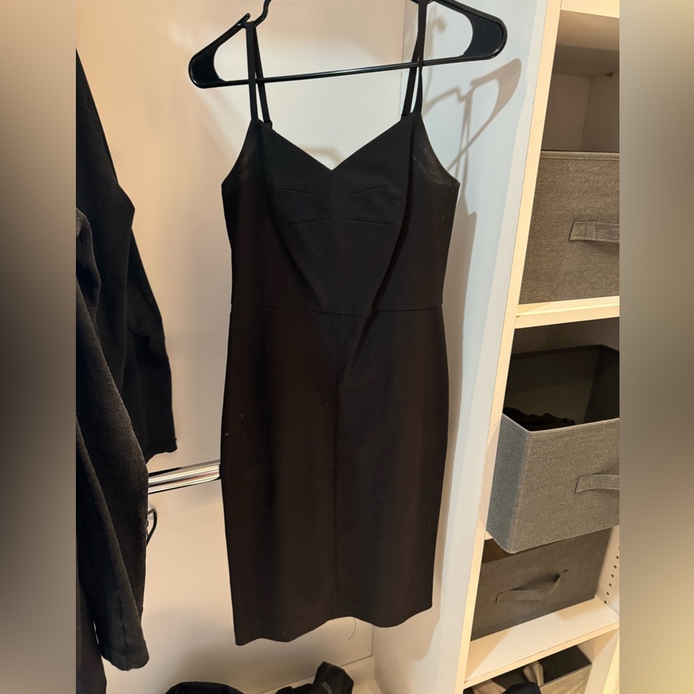 Banana Republic black pencil dress, size 2